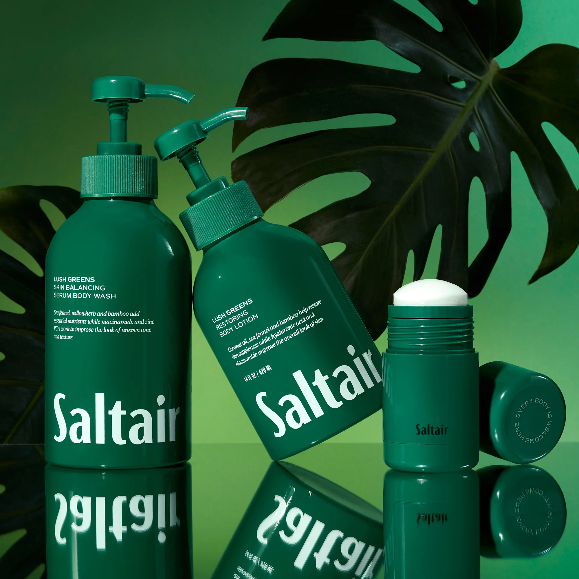 Lush Greens - Travel Size Body Wash - Image 3