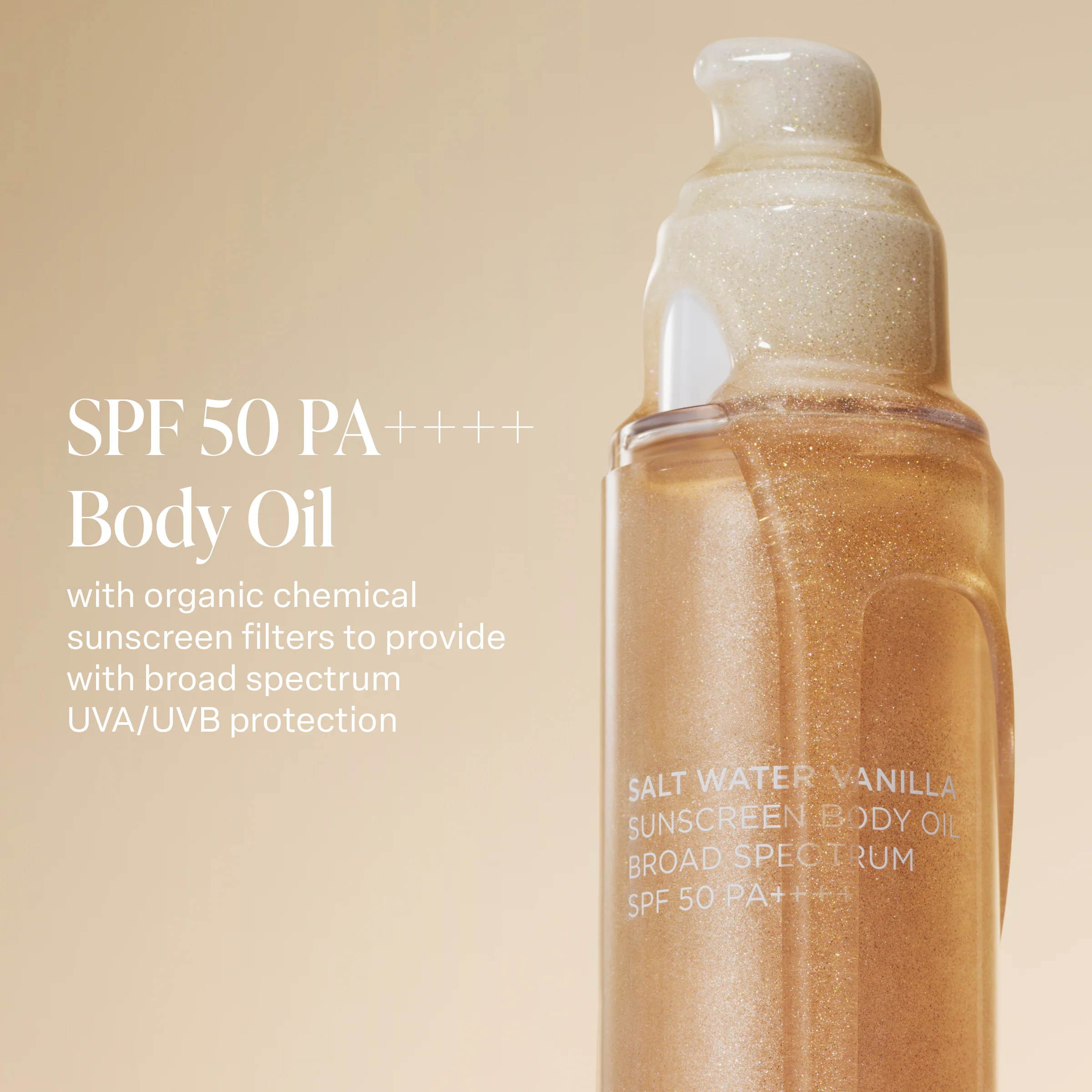 Salt Water Vanilla - Sunscreen Body Oil - Image 4